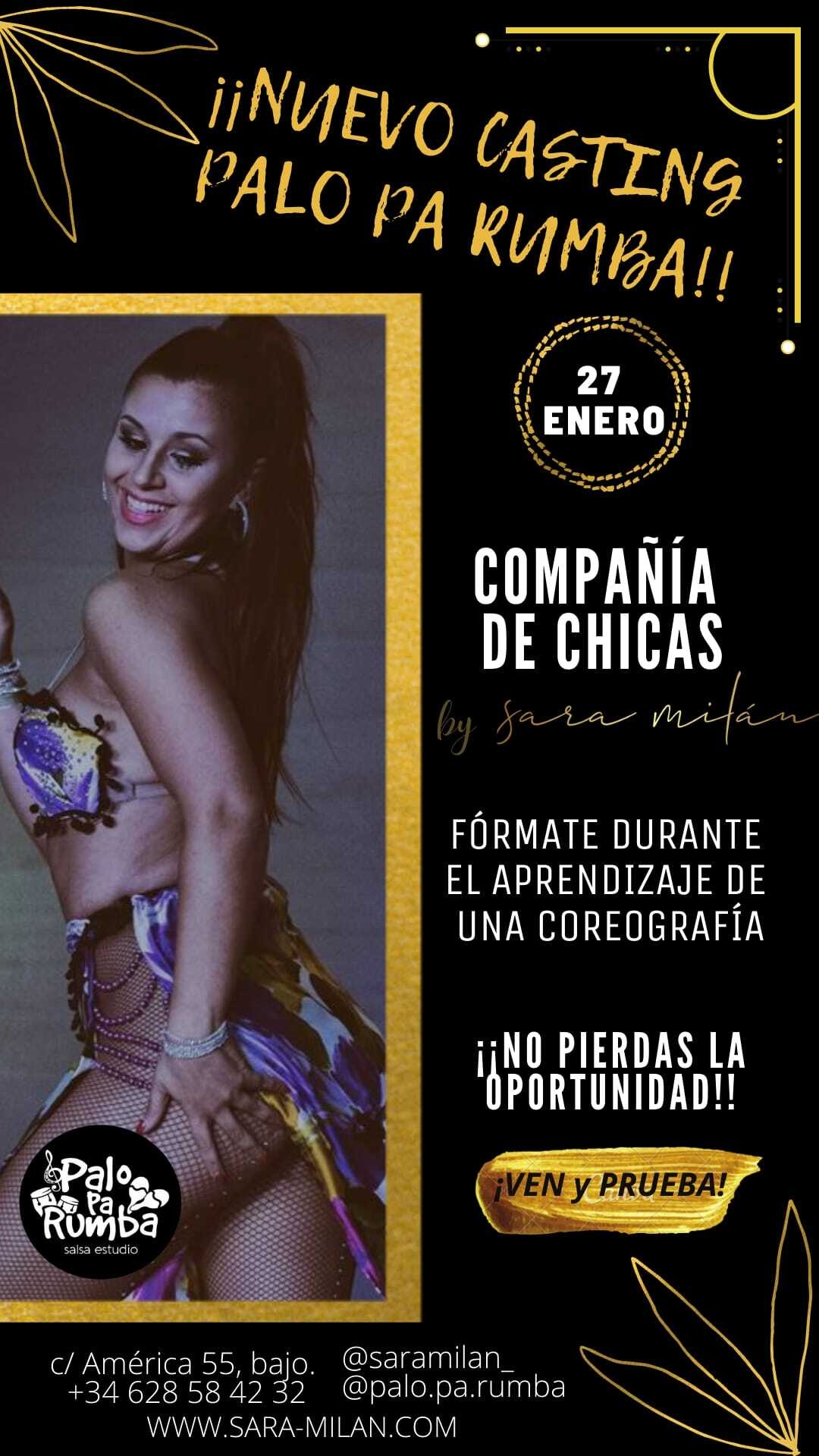 Nuevo Casting para Compañia de Chicas by Sara Milán - go&dance