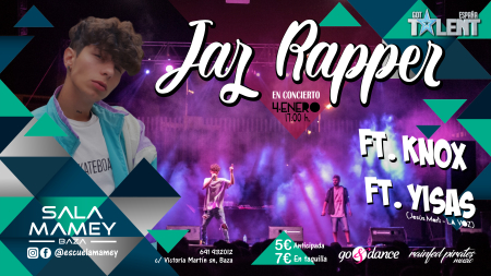 JAZ RAPPER en concierto en Sala Mamey Granada - 4 Enero 2020