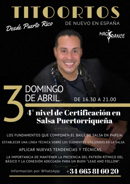 Salsa Puerto Rico by Tito Ortos. Formación para profesores + certificación