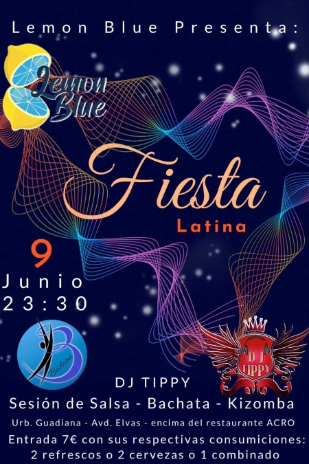 Lemon Blue Latin Party