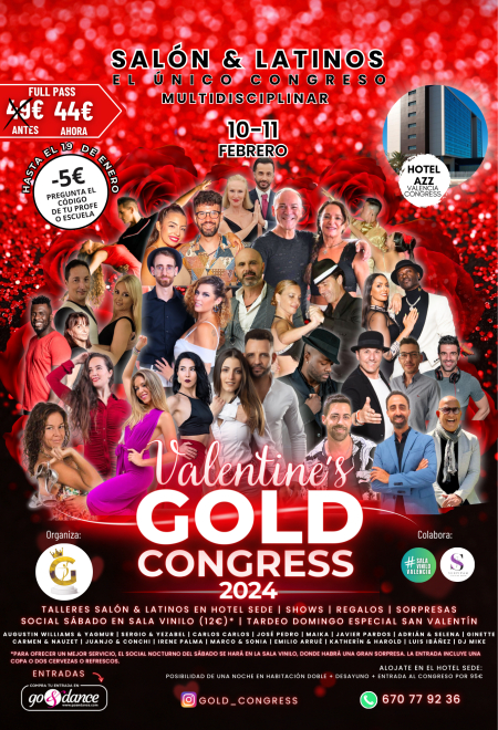 GOLD CONGRESS - Salón & Latinos, el ÚNICO congreso multidisciplinar.