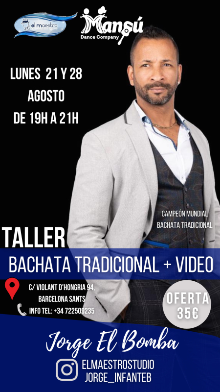 MASTER CLASS BACHATA TRADICIONAL