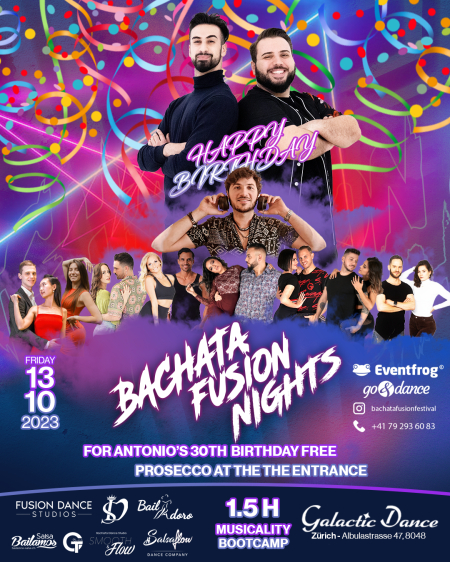 Bachata Fusion Nights Happy Birthday