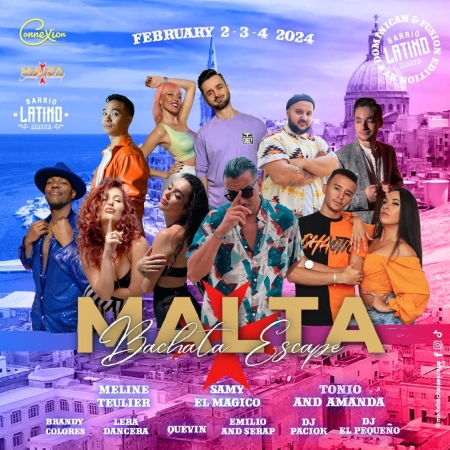 Malta Bachata Escape 2024: Dominican & Fusion Edition