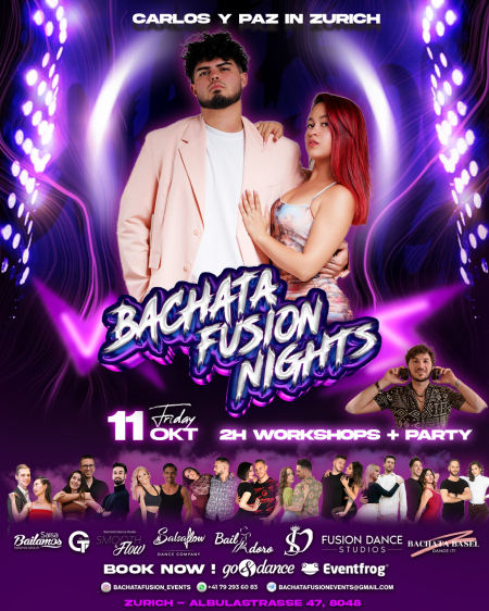 Bachata Fusion Nights - CARLOS Y PAZ