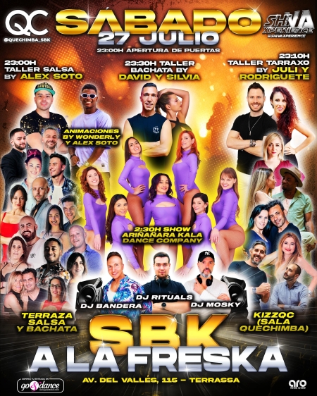 💃🏻🕺🏻 SÁBADO 27 DE JULIO 💃🏻🕺🏻 2 AMBIENTES EN SBK A LA FRESKA 💃🏻🕺🏻