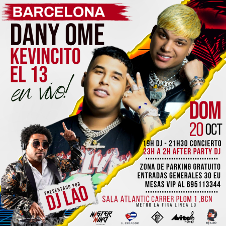 DANY OME & KEVINCITO EL 13 EN BARCELONA