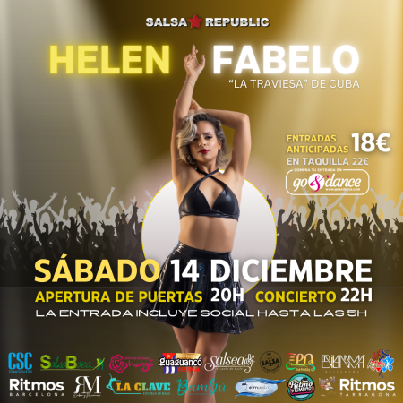 Helen Fabelo "La traviesa" en concierto - 14 de diciembre