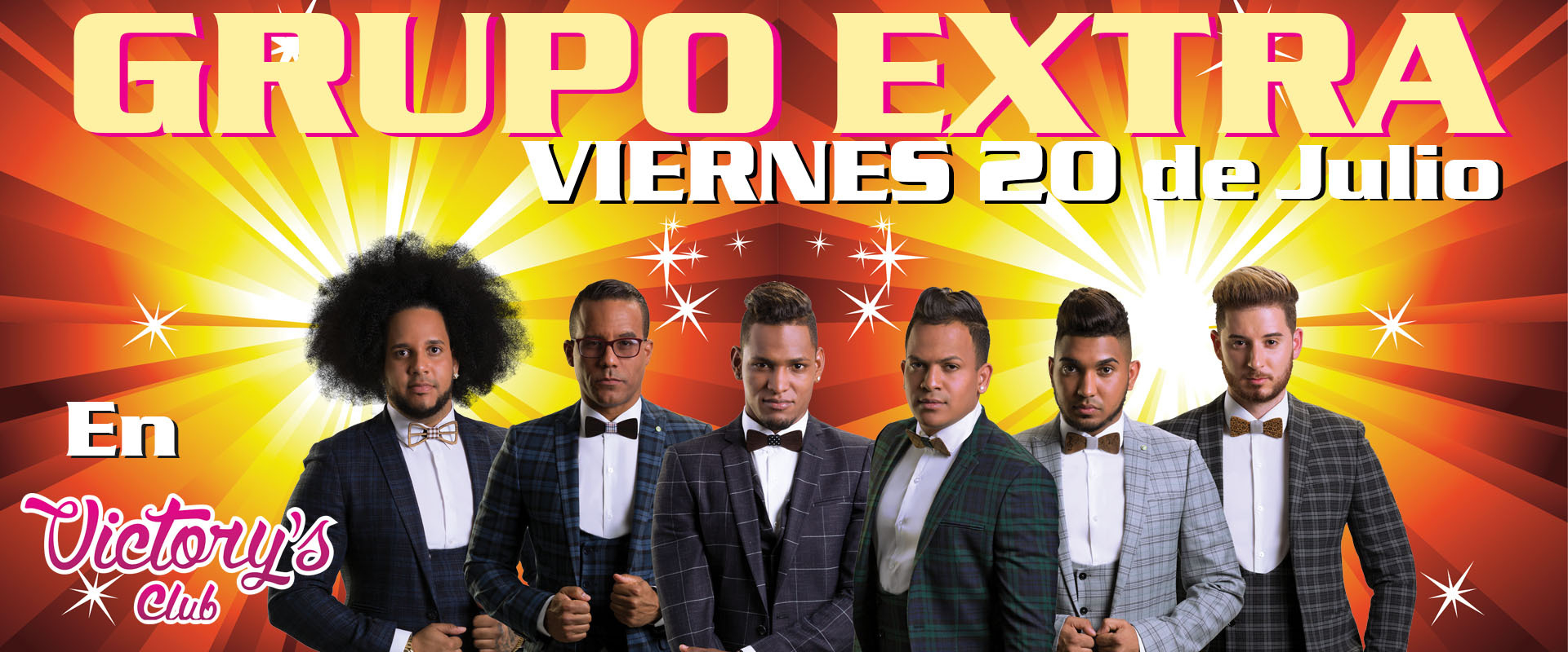 Grupo Extra en concierto en Mallorca 20 Julio 2018 Sala Victorys